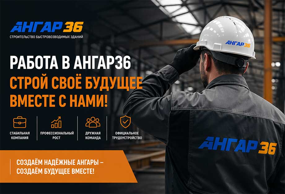 Вакансии команды Ангар36, ГК "Ангар 36"