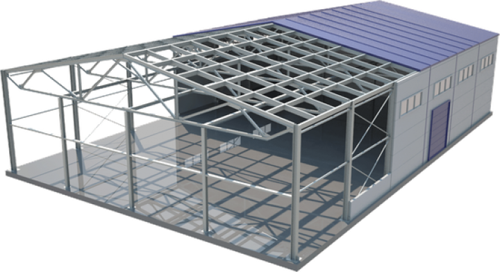 Производство ЛСТК конструкций в Курской области, цена под ключ с монтажом, ГК "Ангар 36"