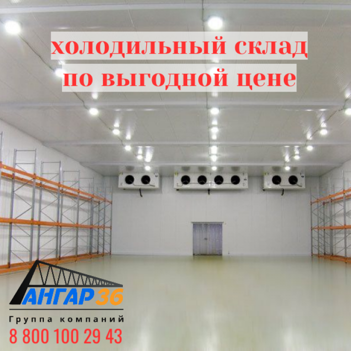 Холодильный склад по выгодной цене в Белгородской области от АНГАР36: сохраните свой урожай и прибыль!, ГК "Ангар 36"