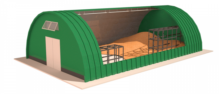 Строительство ангара для хранения кукурузы Воронеж цена, ГК "Ангар 36"