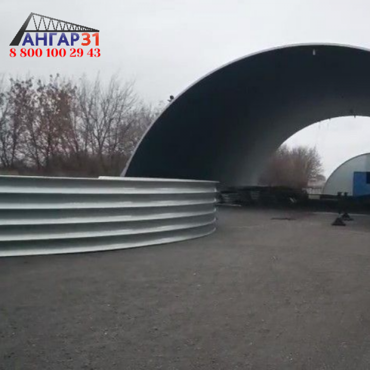 Арочные ангары для зерна в Рязанской области: развеиваем мифы, говорим фактами, ГК "Ангар 36"