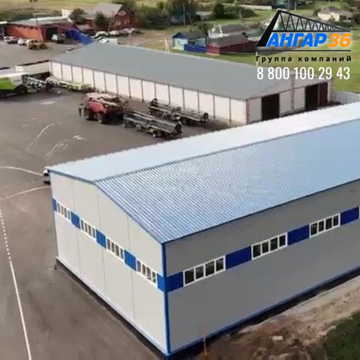 Склад из сэндвич-панелей цена Воронежская область, ГК "Ангар 36"